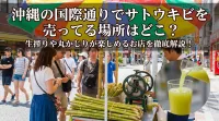 沖縄の国際通りでサトウキビを売ってる場所はどこ？生搾りや丸かじりが楽しめるお店を徹底解説！