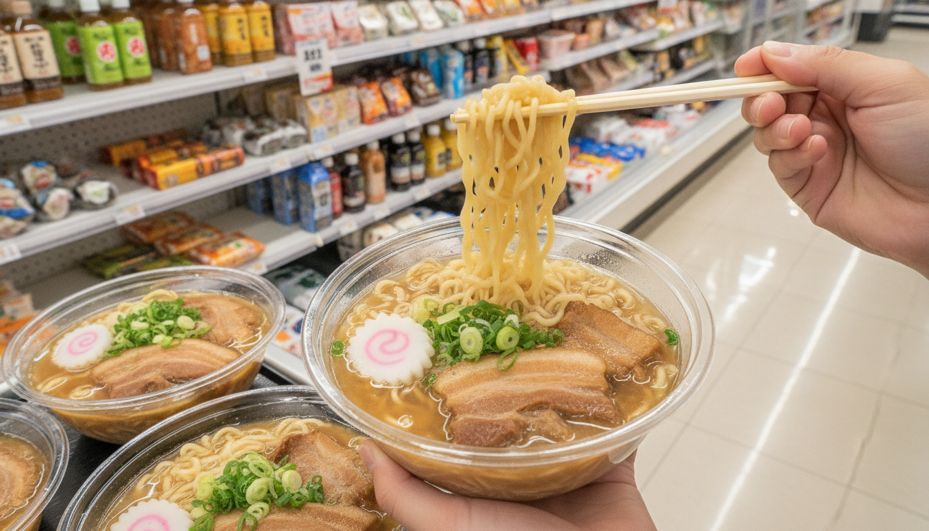 コンビニの沖縄そばは「手軽さ」と「本格的な味」を両立した最強の時短グルメです